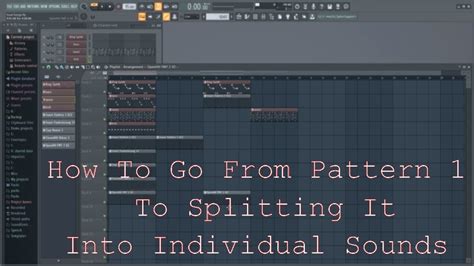 fl studio split by chanel|fl studio delete unused patterns.